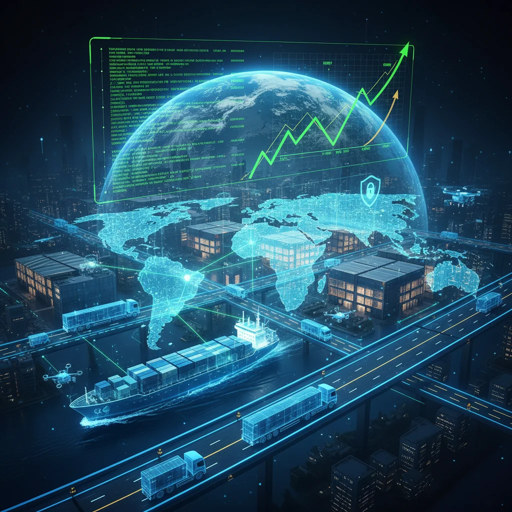 Blockchain in US Logistics 2026: 25% Transparency & Financial Impact