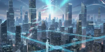 Decentralized Finance (DeFi) future in the United States, 2026, blockchain integration, financial innovation, digital economy.