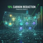 Green AI technology reducing carbon footprint in US companies by 15 percent