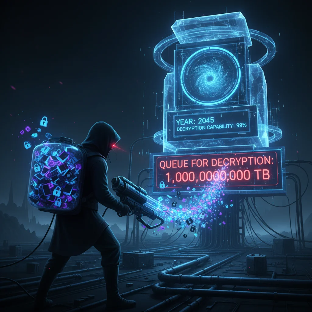 Harvest now decrypt later quantum threat