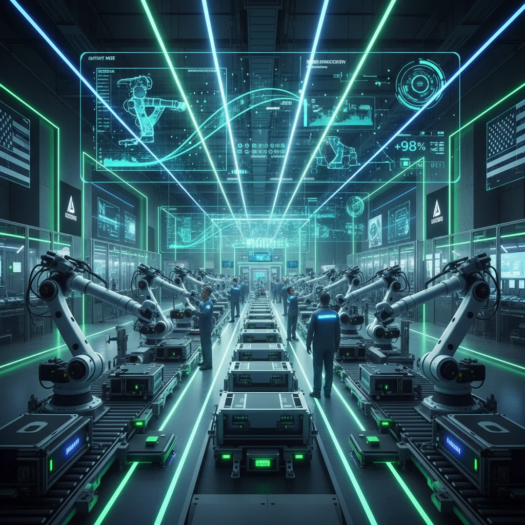 Digital Twins Revolutionize US Manufacturing: 15% Efficiency Boost by 2026