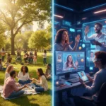 Comparing virtual and in-person social interaction in 2026